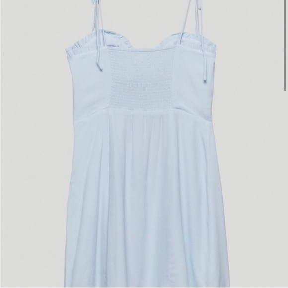 Aritzia Wilfred Light Blue Dress - Picture 2 of 4